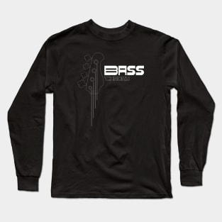 Bass Theory // White Long Sleeve T-Shirt